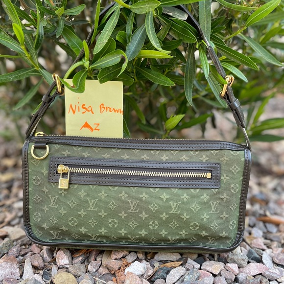 -Authentic Louis Vuitton Mini Lin Pochette Kathleen Bag - Picture 3 of 17